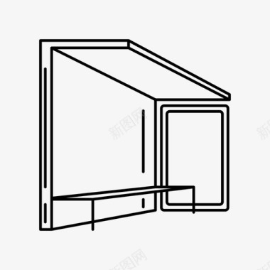 巴士站旅行时间表图标图标