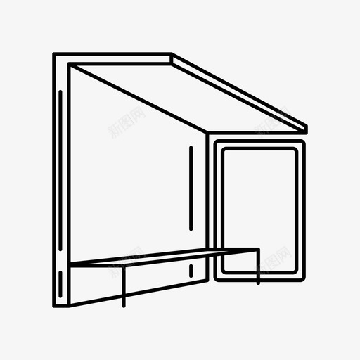巴士站旅行时间表图标svg_新图网 https://ixintu.com 乘客 城市 巴士站 广告 旅行 时间表 海报 灯箱 等候 长凳