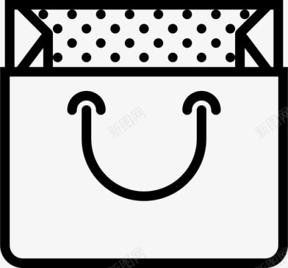 购物袋商务拉手图标图标