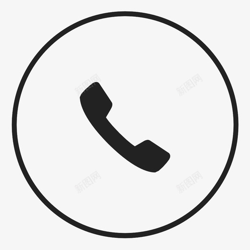 电话铃声接受器图标svg_新图网 https://ixintu.com 呼叫启动 开始呼叫 打电话 拨号 接受器 电话 铃声 长途