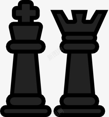 棋子主教符号图标图标