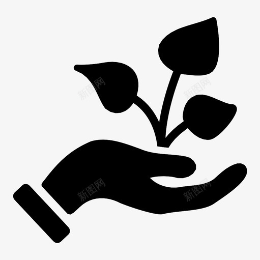 农业项目植物室外图标svg_新图网 https://ixintu.com 农业项目 室外 手 植物 水果和蔬菜 环境 生物 自然 花卉