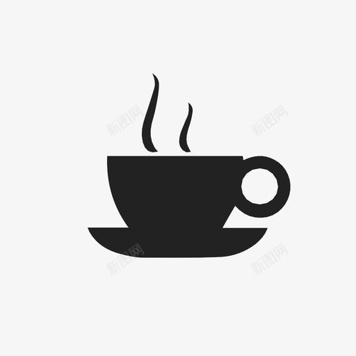 咖啡杯茶托茶点图标svg_新图网 https://ixintu.com 咖啡杯 早晨 热 芳香 茶 茶托 茶点 陶瓷 马克杯