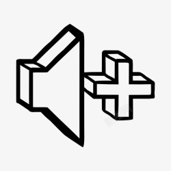 澳维好声音扬声器增强声音达到图标高清图片