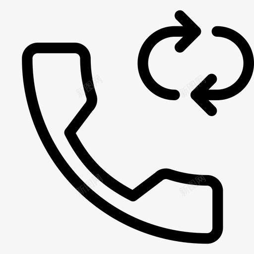 回拨呼叫d是图标svg_新图网 https://ixintu.com backj oden 呼叫d 回忆 回拨 方式 是 消息 电话 电话线图标 通信 通话