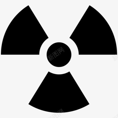 放射性废物有毒图标图标