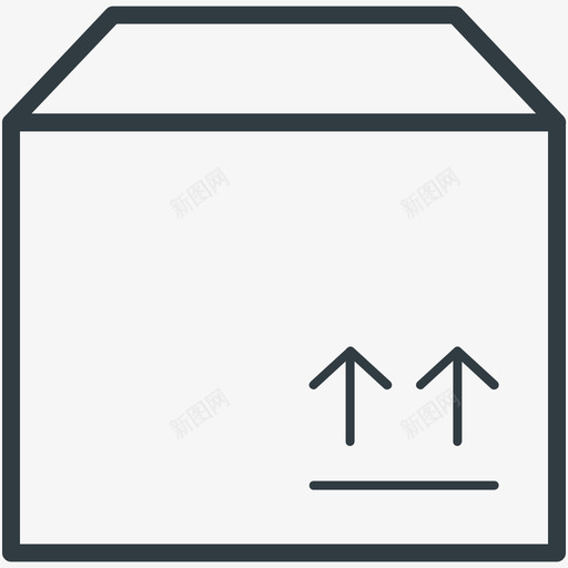 送货套餐购物线图标svg_新图网 https://ixintu.com 购物矢量线图标 送货套餐