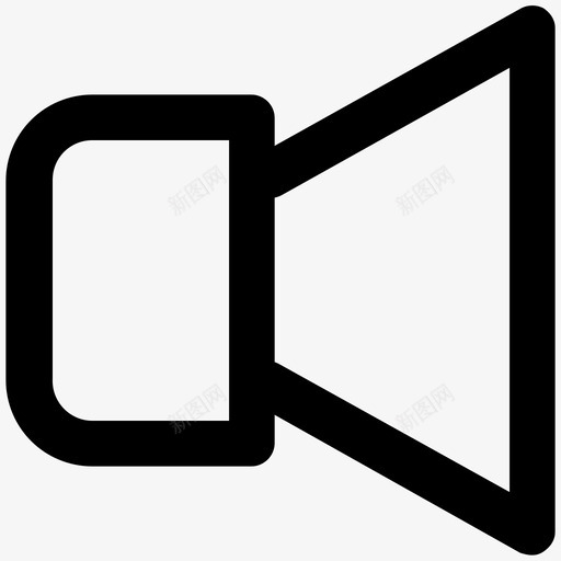 扩音器和开发粗体线图标svg_新图网 https://ixintu.com 扩音器 设计和开发粗体线图标