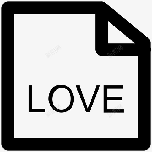 情书爱情和浪漫大胆的线图标svg_新图网 https://ixintu.com 情书 爱情和浪漫大胆的线图标