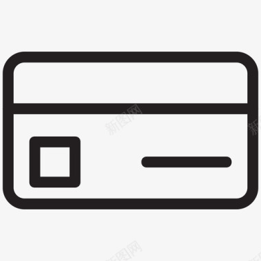 信用卡智能卡支付图标图标