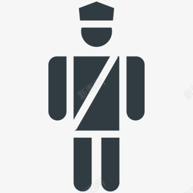 警官保安酷标图标图标