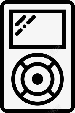 mp3播放器音乐手机图标图标