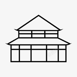 寺庙祈祷佛教寺院印度曼陀罗图标高清图片