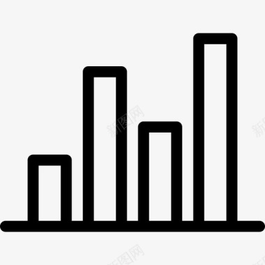 条形图数学信息图标图标