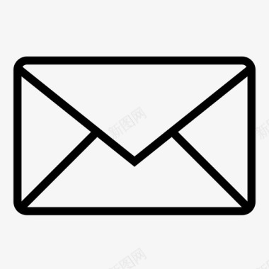 信封信封联系人信件包装图标图标