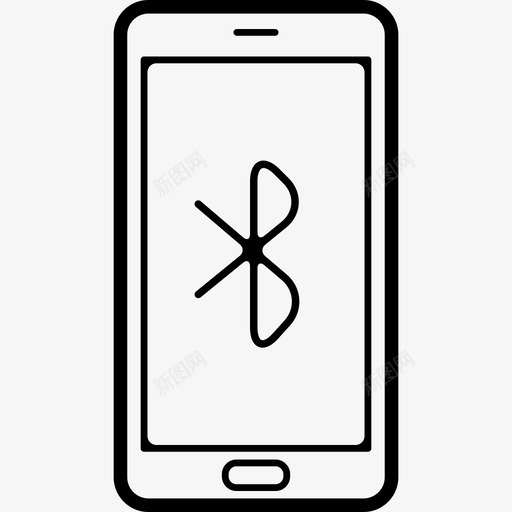 屏幕上有蓝牙标志的手机工具和用具移动电话图标svg_新图网 https://ixintu.com 屏幕上有蓝牙标志的手机 工具和用具 移动电话