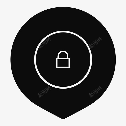 锁安全保险箱图标svg_新图网 https://ixintu.com 保险箱 好锁 安全 密码 钥匙 锁 门锁 黑锁