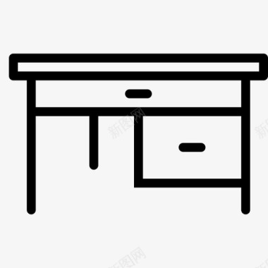 书桌工作台桌子图标图标