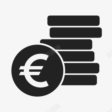 欧元英镑货币图标图标
