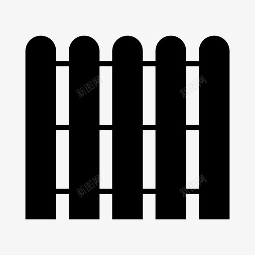 围栏墙安全图标svg_新图网 https://ixintu.com 后院 围墙 围栏 墙 安全 木材 木板 栅栏 禁止 限制 限制进入