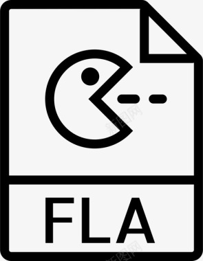 fla文件类型信息图标图标