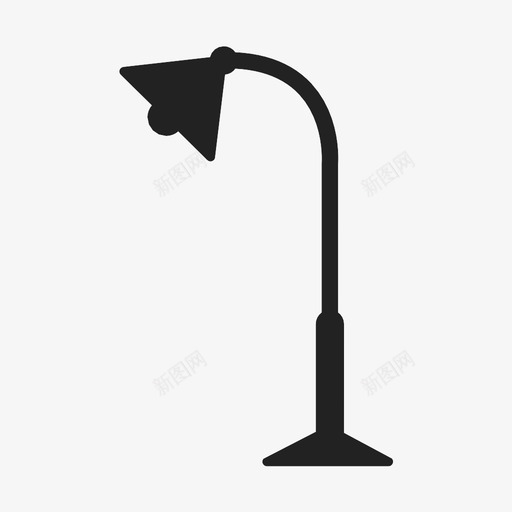 台灯照明家用图标svg_新图网 https://ixintu.com 卧室 台灯 壁灯 家具 家用 照明
