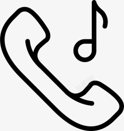 电话铃声音效电话铃声电话呼叫噪音图标高清图片