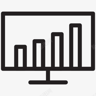 图表报告搜索引擎优化和营销图标图标