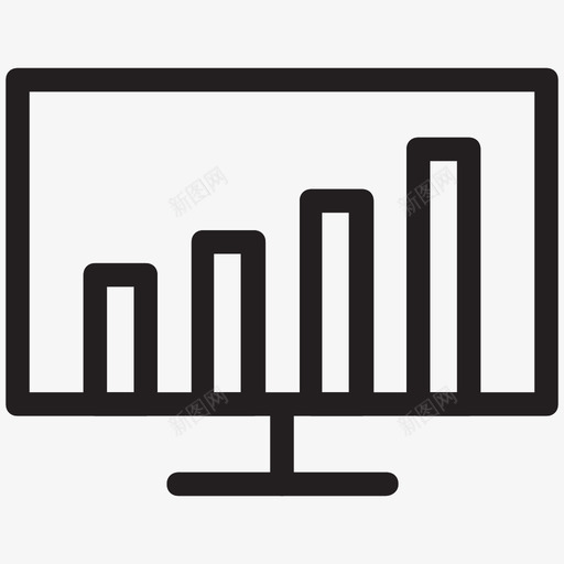 图表报告搜索引擎优化和营销图标svg_新图网 https://ixintu.com 图表报告 搜索引擎优化和营销图标