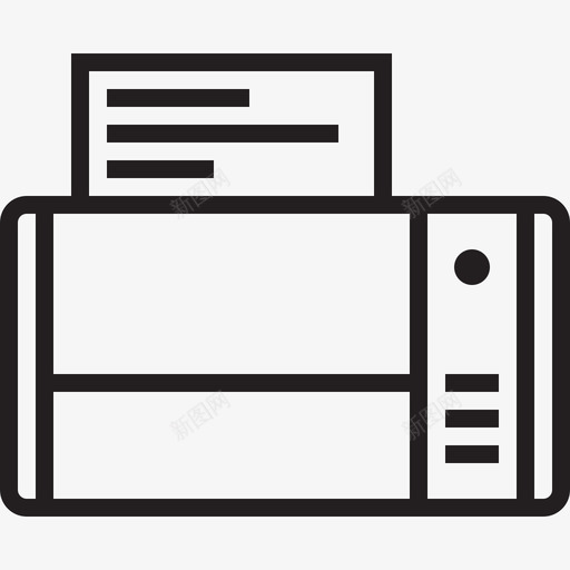 打印机复印机扫描仪厨房电器图标svg_新图网 https://ixintu.com 厨房电器 复印机扫描仪 打印机 电脑和电子产品