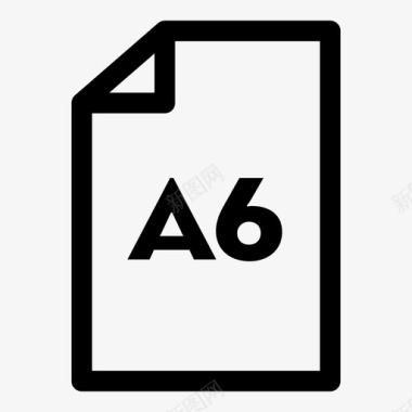 a6纸日程表印刷品图标图标