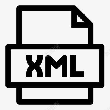 xml文件数据文件文档图标图标