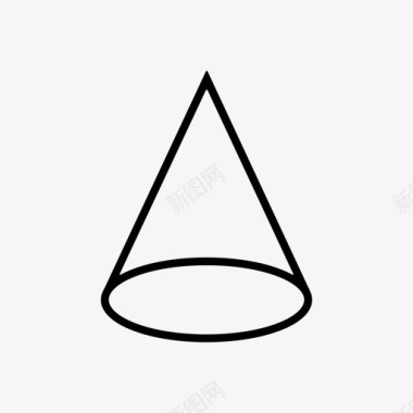 圆锥体三角形工具图标图标