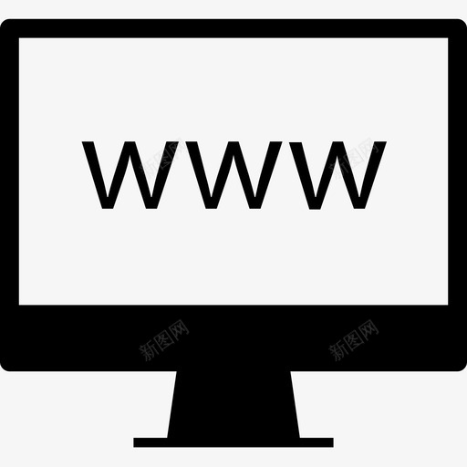 在线电脑商业搜索引擎优化1字形图标svg_新图网 https://ixintu.com 商业搜索引擎优化1字形 在线电脑