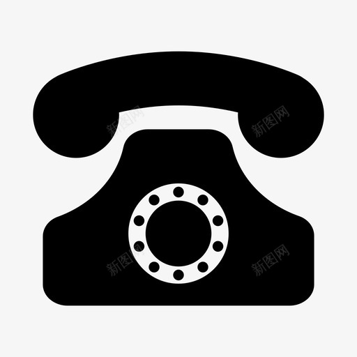 电话铃声接线员图标svg_新图网 https://ixintu.com 名片 呼叫 拨号 接线员 电话 移动电话 联系 转盘 通信 铃声