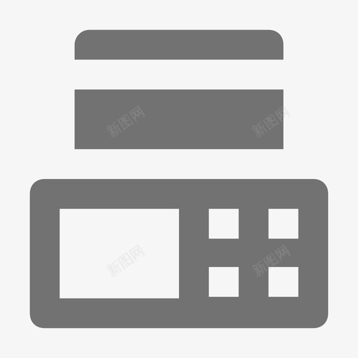 卡终端金融材料标图标svg_新图网 https://ixintu.com 卡终端 金融材料设计图标