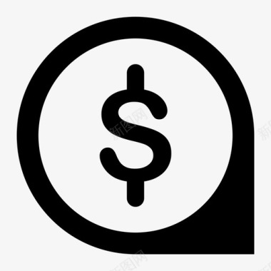 美钞钞票图标图标
