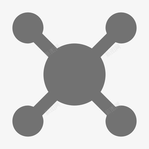 分子符号市场和经济材料标图标svg_新图网 https://ixintu.com 分子符号 市场和经济材料设计图标