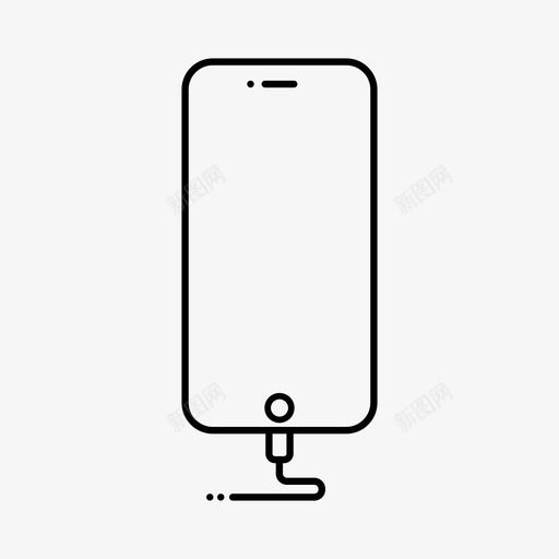 智能手机充电电压电话图标svg_新图网 https://ixintu.com iphone 手机 插头 智能手机充电 电力 电压 电线 电话 科技设备 苹果