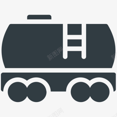 货运列车工业冷标图标图标