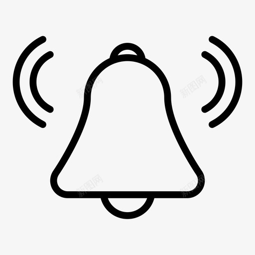 电铃喇叭声音图标svg_新图网 https://ixintu.com 喇叭 声音 提醒 电子商务 电铃 皮带 通知 铃声 铃声带 闹钟 高音