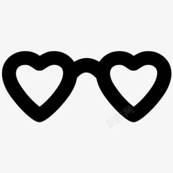 爱情派对模板下载心形眼镜眼镜床单图标高清图片