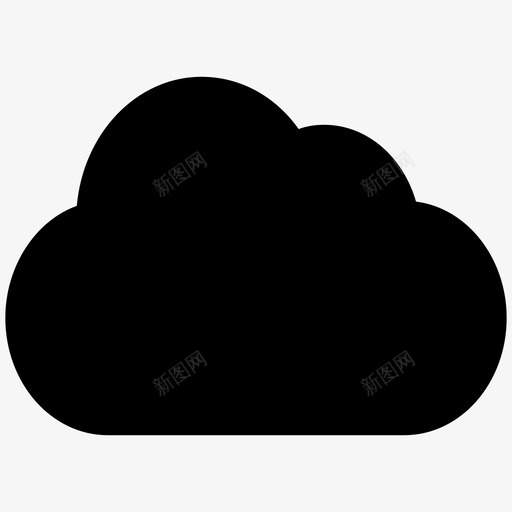 云天空云浮云图标svg_新图网 https://ixintu.com 上升 云 互联网 大气 天空云 开玩笑 浮云 自然 自然大胆固体图标 计算
