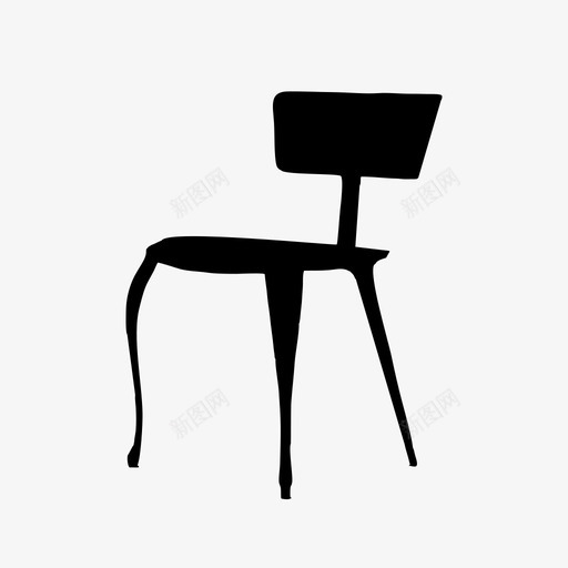 椅子家具客厅图标svg_新图网 https://ixintu.com 不舒服 凳子 客厅 家具 座椅 时尚 椅子 现代