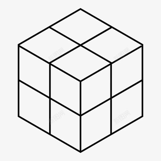 数据系统存储器图标svg_新图网 https://ixintu.com rubix 存储器 数字 数据 数据库 方块 立方体 系统