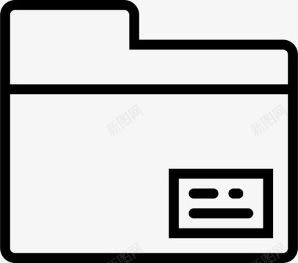 文件夹文件柜容器图标图标