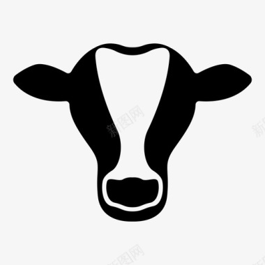 牛对象牛奶图标图标