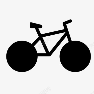 自行车两轮运输图标图标