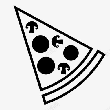 披萨烘焙奶酪图标图标
