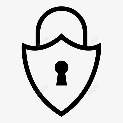 安全徽章挂锁威胁保险箱图标svg_新图网 https://ixintu.com 保险箱 储物柜 关闭 威胁 安全徽章挂锁 看守 私人 警卫 钥匙